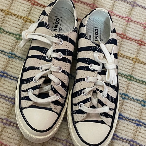 CONVERSE ALL STARS CHUCK ‘70s LOW TOP ARCHIVAL ZEBRA PRINT SNEAKER: size 7.5 - Picture 5 of 5